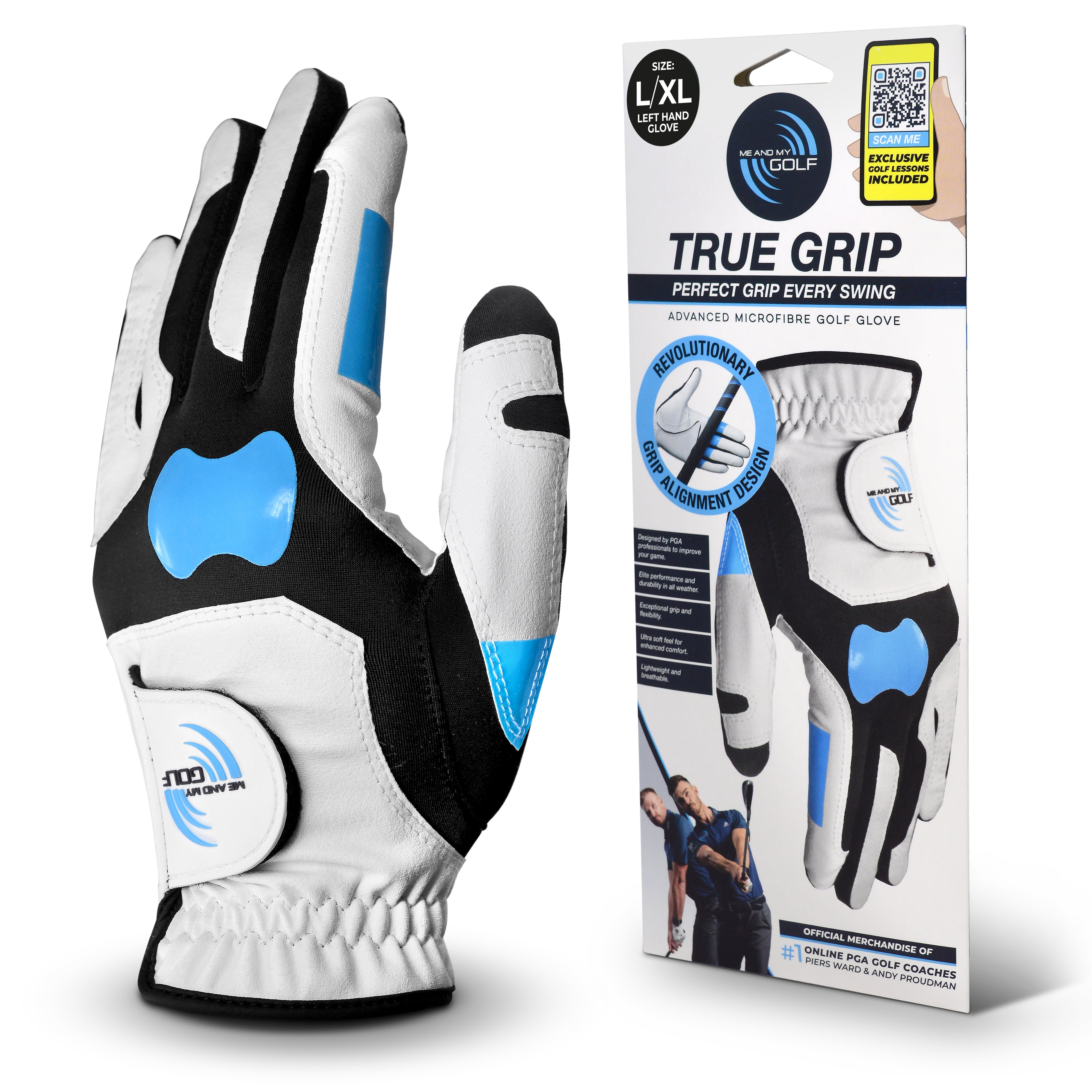 Gant de golf True Grip – Contrôle ultime et confort parfait L/XL