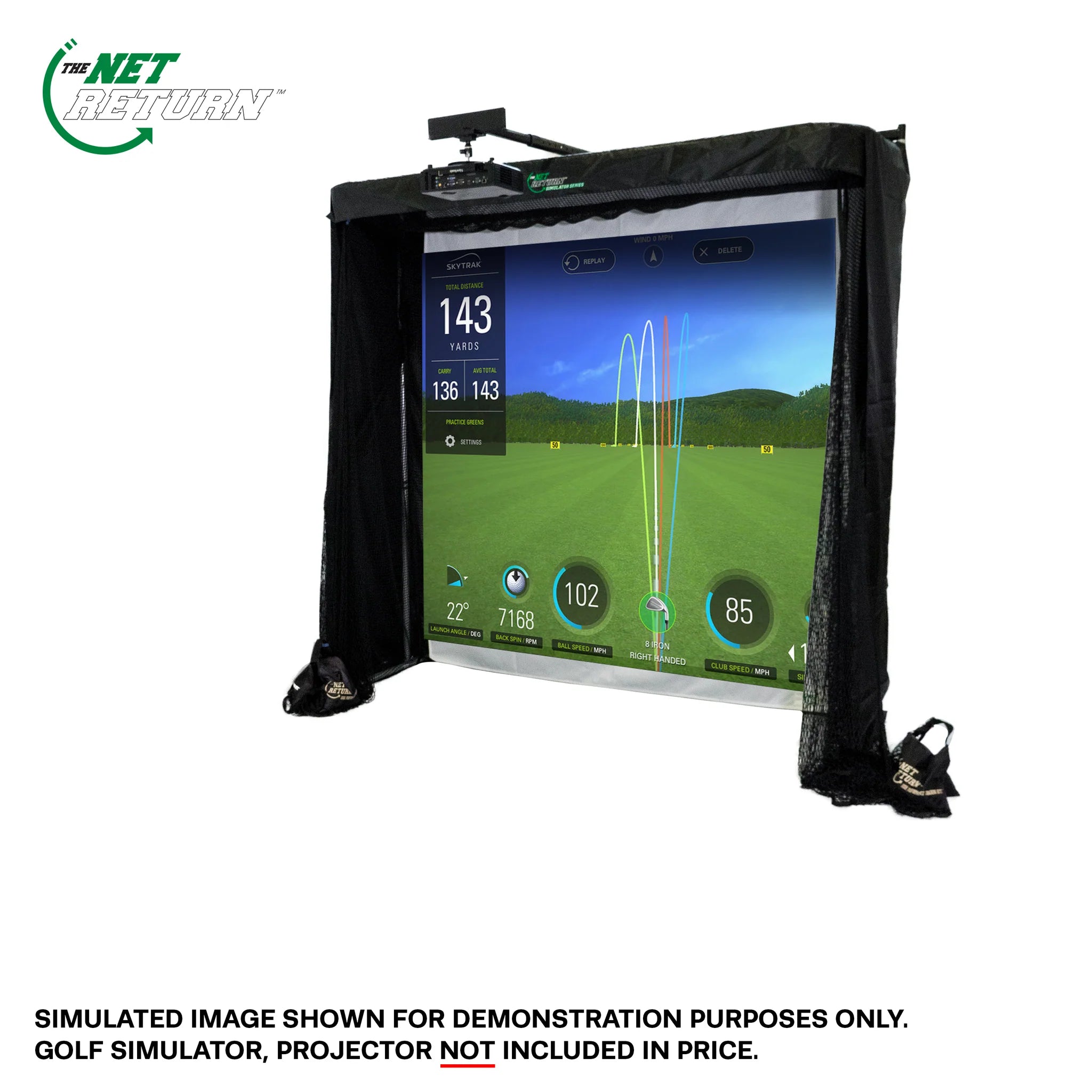 Kit de simulateur de retour net Golfnet - Simulateur de golf ultime