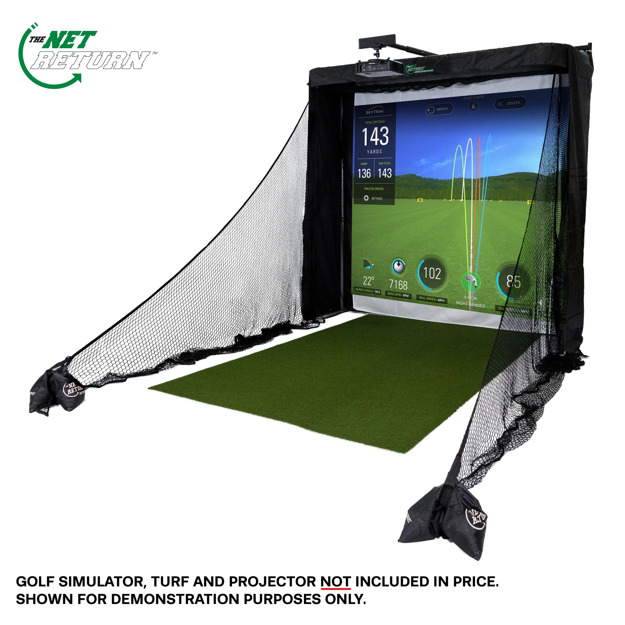 Kit de simulateur de retour net Golfnet - Simulateur de golf ultime