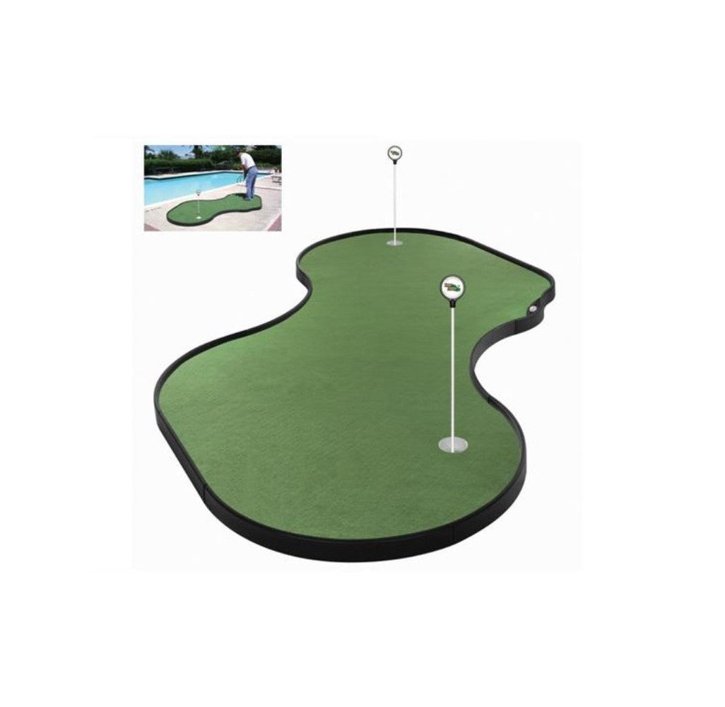 Putting Green de luxe 14 panneaux – Pratique de golf ultime à la maison